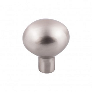 Top Knobs M2068 Aspen II Large Egg Knob 1 7/16 Inch Brushed Satin Nickel